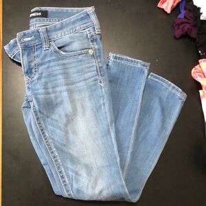 Express low rise skinny
